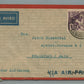 BRAZIL to GERMANY VINTAGE COVER w/ STAMPS