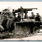 WWII MACHINE GUN ON TRUCK VINTAGE REAL PHOTO POSTCARD RPPC
