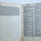 1499 INCUNABULA Sermones de sanctis by Jacobus de Voragine INCUNABLE ANTIQUE