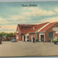 ATLANTIC GAS STATION GALETON PA ELECTRICAL RADIO ADVERTISING VINTAGE POSTCARD