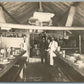 COUNTRY RESTAURANT INTERIOR ANTIQUE REAL PHOTO POSTCARD RPPC