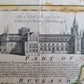 1764 ACCURATE MAP OF THE COUNTY OF NORTHAMPTON antique 17.5 x 21.5" 18th CENTURY