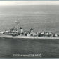 MILITARY SHIP USS STOCKHAM VINTAGE REAL PHOTO POSTCARD RPPC