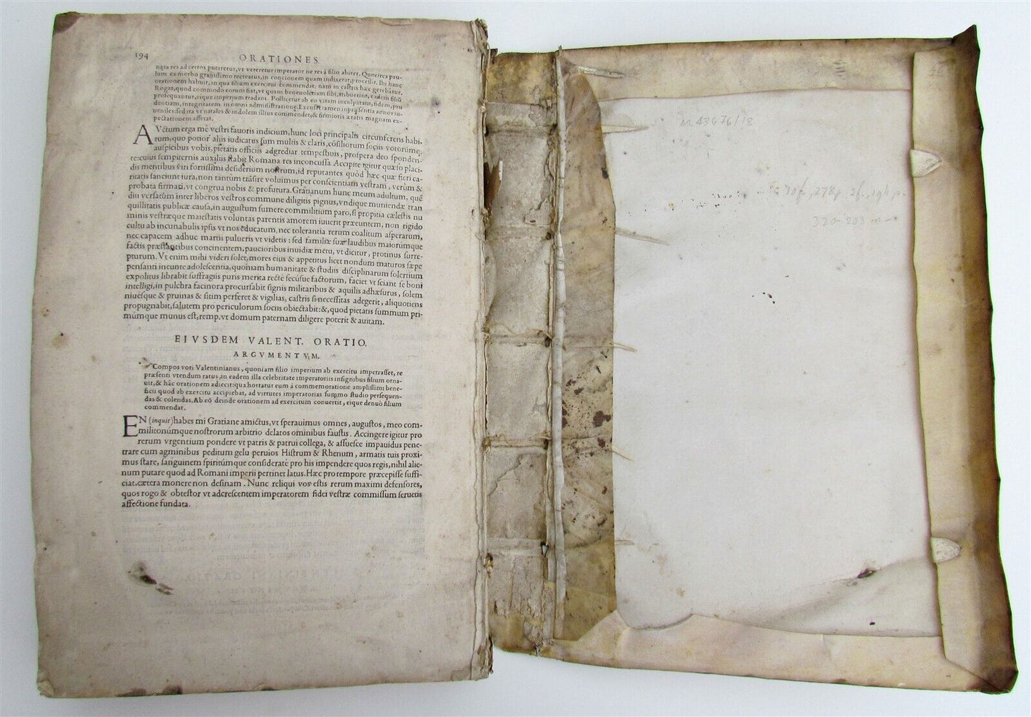 1570 SPEECHES of GREEK & LATIN HISTORIANS antique Estienne edition VELLUM FOLIO