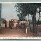 WRIGHTSTOWN NJ ARCHERY AT MORNING CHEER CENTER VINTAGE POSTCARD