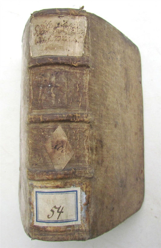 1543 EPIC POEM on PUNIC WARS by Silius Italicus antique PIGSKIN BINDING RARE