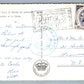 MONACO PRINCE'S PALACE VINTAGE REAL PHOTO POSTCARD RPPC w/ OCEANOGRAPHIQUE STAMP