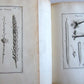 1700 BOTANY ILLUSTRATED 3 VOLUMES TOURNEFORT INSTITUTIONES REI HERBARIAE antique