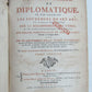 1750 6 volumes FRENCH DIPLOMATIC TREATISE antique ILLUSTRATED RARE