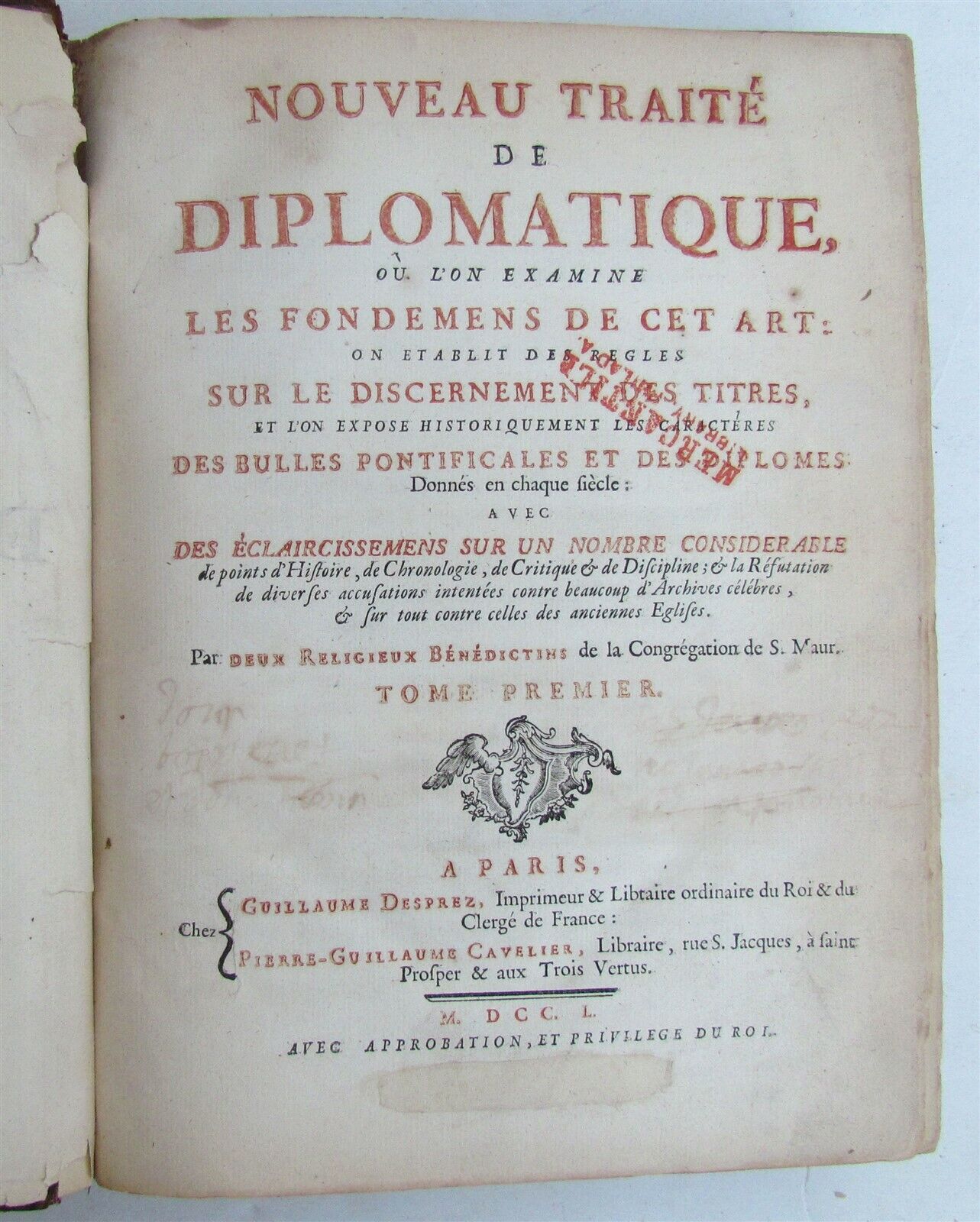 1750 6 volumes FRENCH DIPLOMATIC TREATISE antique ILLUSTRATED RARE