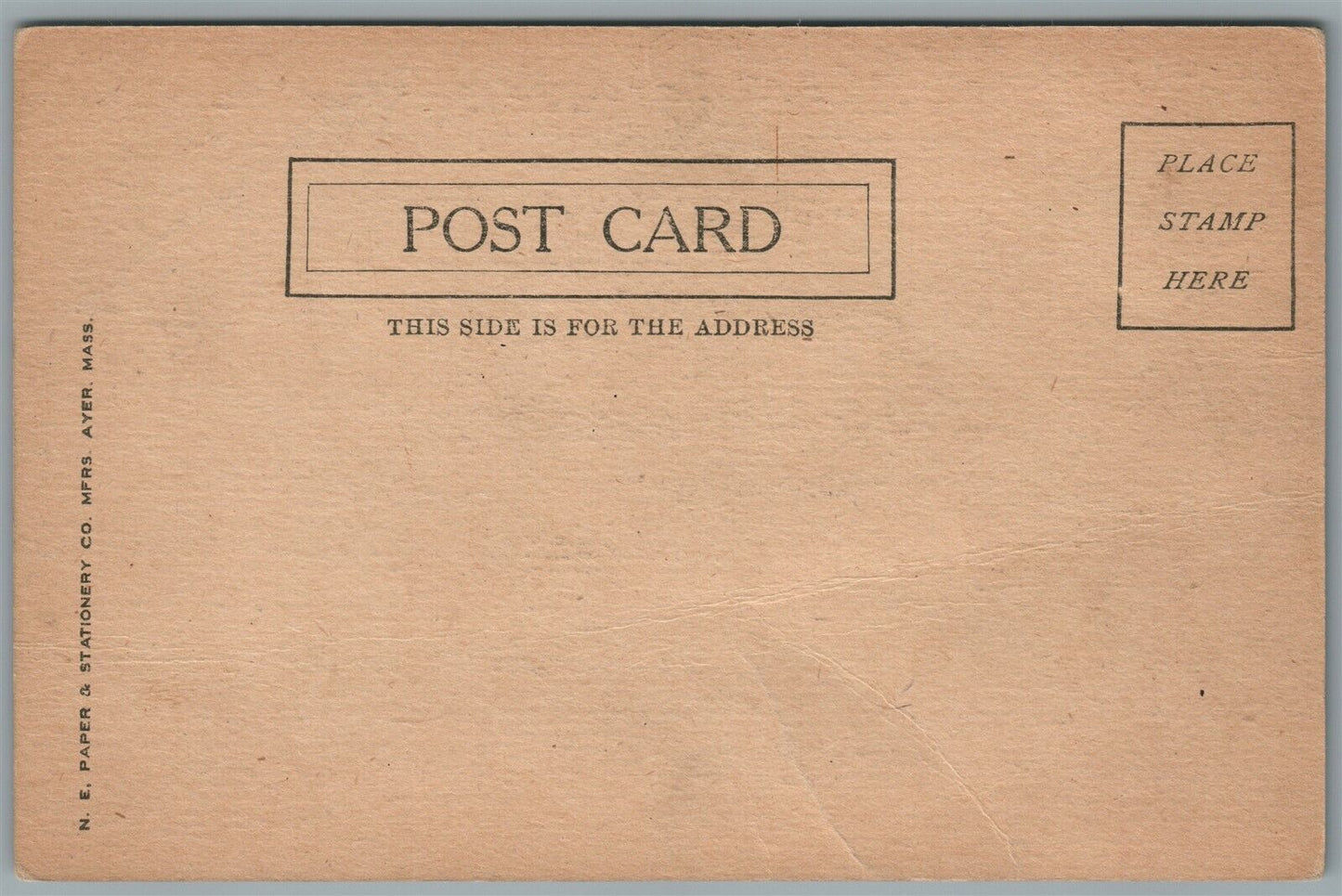 QUINCY MA HANCOCK STREET ANTIQUE POSTCARD