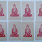 GROUP OF 8 VINTAGE CHINESE PLAYING CARDS w / BUDDHA BACK