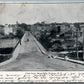 FULTON NY VIEW FROM WEST SIDE UNDIVIDED ANTIQUE POSTCARD