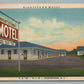 HIGHTSTOWN MOTEL NJ VINTAGE POSTCARD