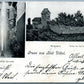 GRUSS AUS BAD UILBEL GERMANY UNDIVIDED 1907 ANTIQUE POSTCARD w/ STAMPS