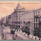 POLAND WARSZAWA UL. MARSZALKOWSKA ANTIQUE POSTCARD