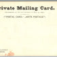 HOBOKEN NJ DEUTSCHER CLUB ANTIQUE POSTCARD PRIVATE MAILING CARD