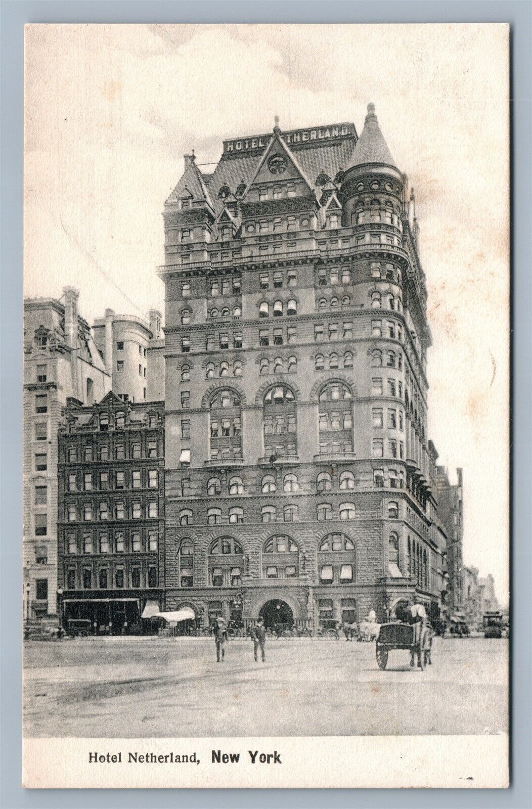 NEW YORK NY HOTEL NETHERLAND ANTIQUE POSTCARD