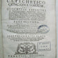 1769 VELLUM BOUND SPICILEGIUM CATECHETICO CONCIONATORIUM by J.CLAUS antique book