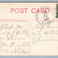 WEST HARWICH MA BEACH & HOTEL 1908 ANTIQUE POSTCARD