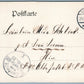 GRUSS AUS BERLIN GERMANY HASENHAIDE ECKE LEHNINERSTRASSE 1908 ANTIQUE POSTCARD