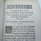 1656 TERTULLIANUS antique VELLUM BOUND