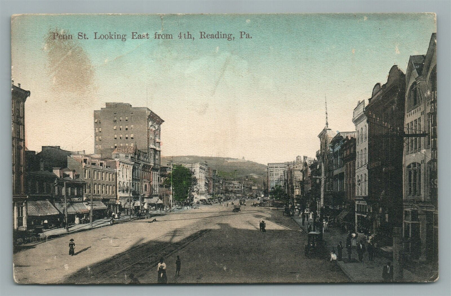 READING PA PENN ST. ANTIQUE POSTCARD