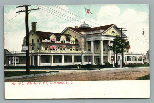 ALLENHURST NJ INN ANTIQUE POSTCARD