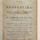 1787 DISSERTATIONS ON THE PROPHECIES by THOMAS NEWTON antique AMERICANA