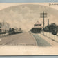 PLAINFIELD C.R.R of NJ RAILROAD STATION RAILWAY TRAIN DEPOT ANTIQUE POSTCARD