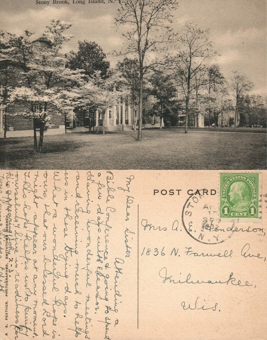 STONY BROOK LONG ISLAND N.Y. ANTIQUE POSTCARD