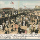 WILDWOOD NJ HEIGHT OF THE SEASON ANTIQUE POSTCARD