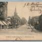 ROCHESTER PA ADAMS ST. FROM BRIGHTON STREET ANTIQUE POSTCARD