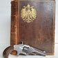 ANTIQUE REVOLVER in BOOK SHAPE BOX HIDDEN SAFE