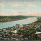 MAYSVILLE ME BIRDS EYE VIEW ANTIQUE POSTCARD