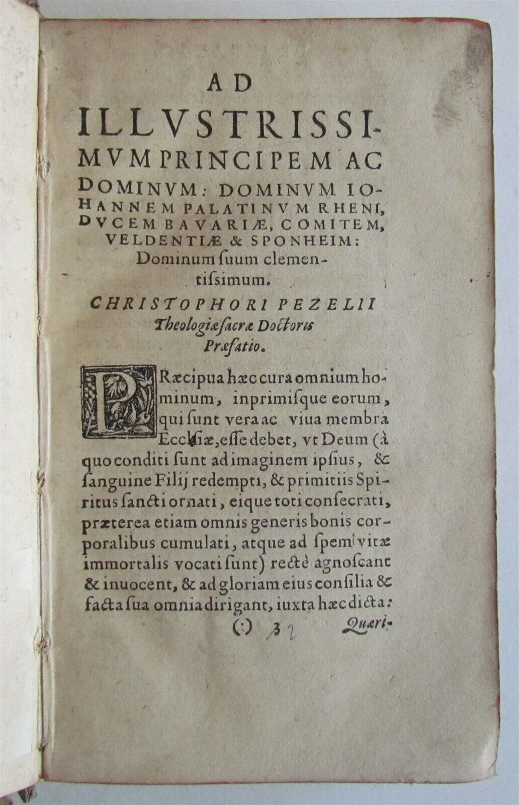 1589 Argumentorum Philippicorum BLINDSTAMPED PIGSKIN by C.Pezelius antique