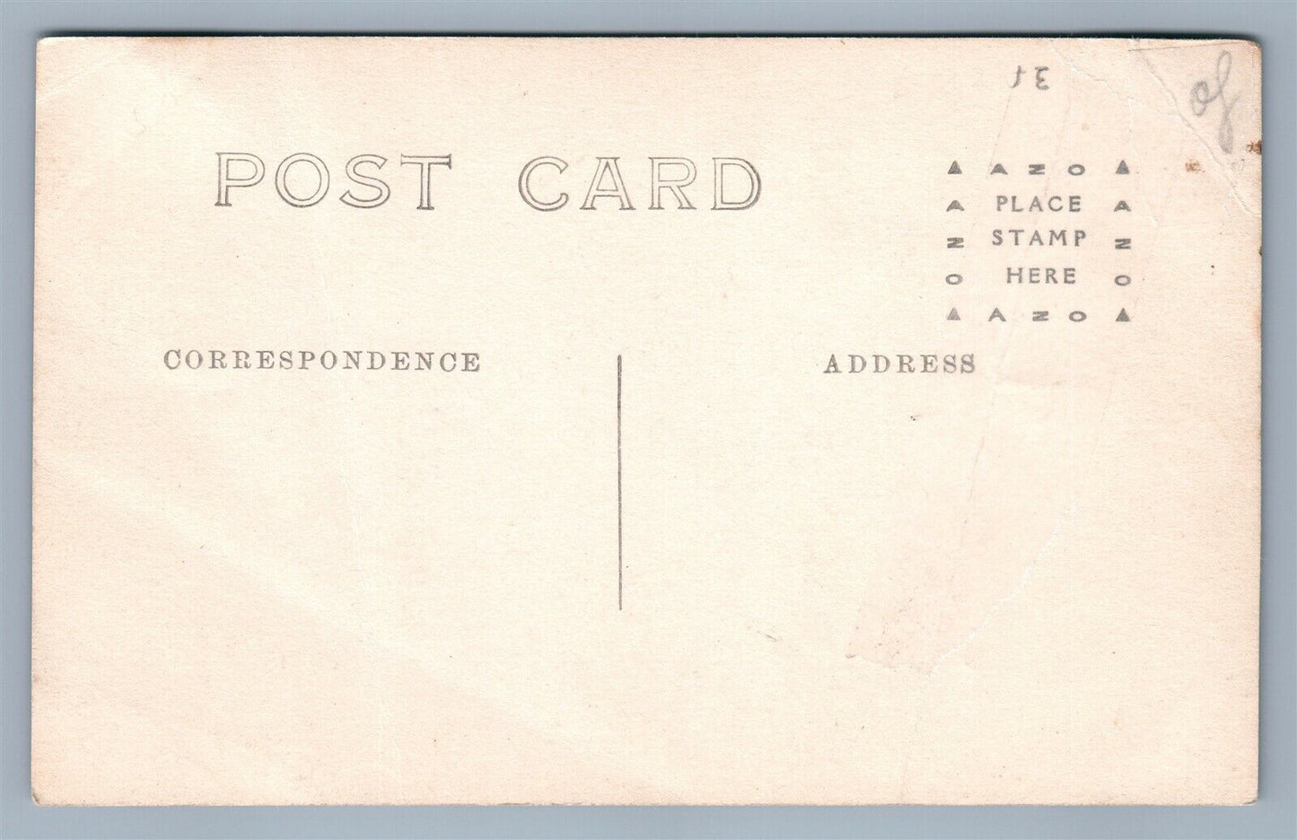 FARM SCENE w/ DUCKS ANTIQUE REAL PHOTO POSTCARD RPPC