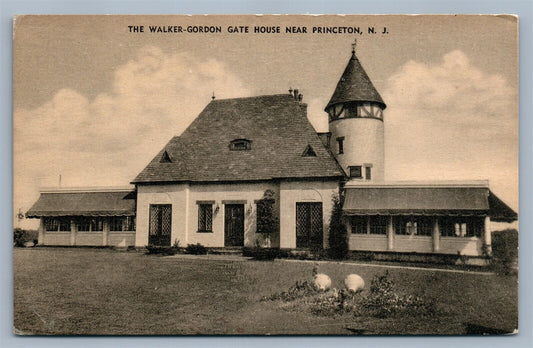 PLAINSBORO NJ WALKER-GORDON FARM GATE HOUSE ANTIQUE POSTCARD