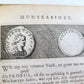 1695 NETHERLANDS NUMISMATICS antique VELLUM BINDING ILLUSTRATED