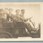 WILDWOOD NJ MEN w/ CAR 1907 STUDIO ANTIQUE REAL PHOTO POSTCARD RPPC