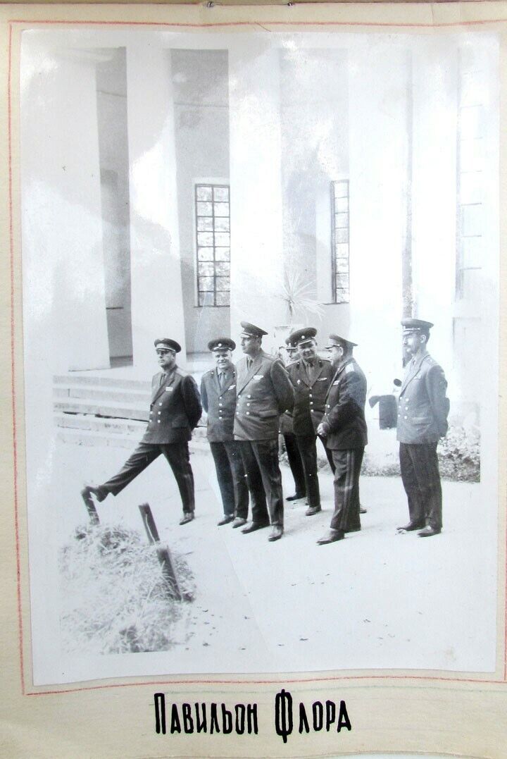 RUSSIAN SOVIET  GENERAL in UNIFORM 1966 HAND MADE PHOTO ALBUM