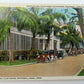 VINTAGE POSTCARD - PANAMA CANAL CLUB HOUSE CRISTOBAL CANAL ZONE old cars