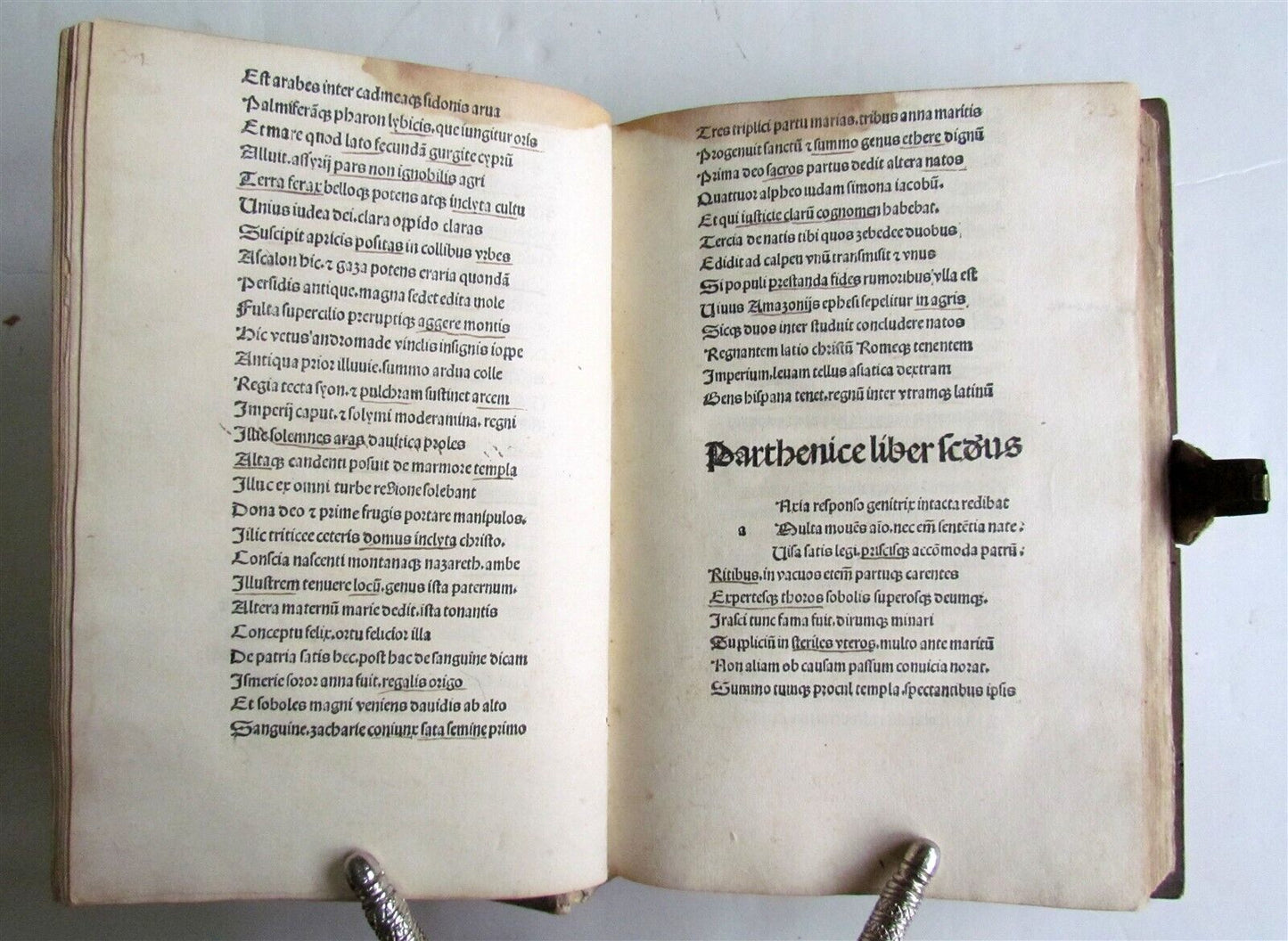 1500 INCUNABULA POETRY by Baptista Mantuanus antique RARE INCUNABLE