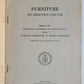 1931 FURNITURE ITS SELECTION & USE by U.S. DEPT of COMMERCE illustrated vintage