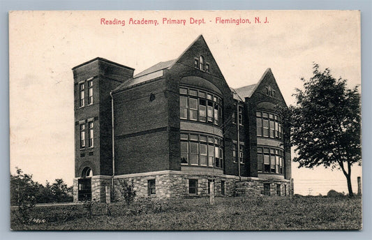 FLEMINGTON NJ READING ACADEMY PRIMARY DEPT. ANTIQUE POSTCARD