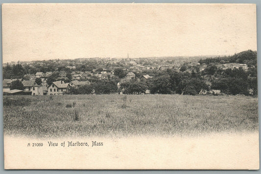 MARLBORO MA VIEW ANTIQUE POSTCARD