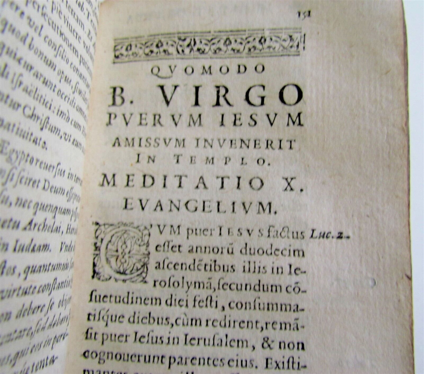 1599 R.P. Vincentii Bruni Jesuit MEDITATIONES antique VELLUM BINDING