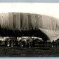 MILITARY ZEPPELIN DIRIGIBLE WWI ANTIQUE REAL PHOTO POSTCARD RPPC
