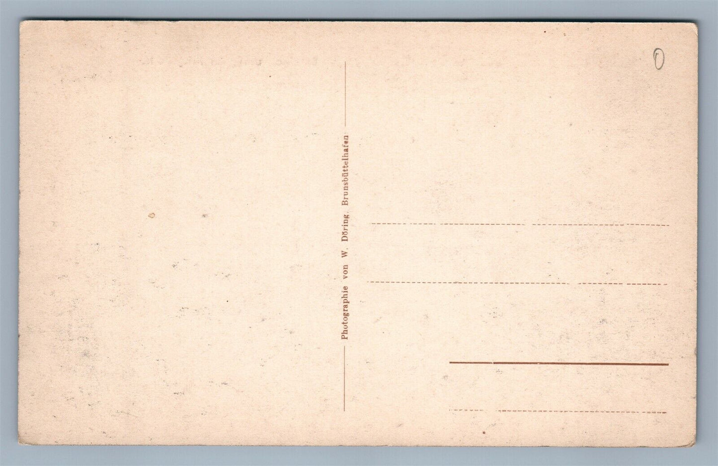 GERMANY BRUNSBUTTELKOOG AM KAISER WILHELM KANAL PORT w/ SHIPS ANTIQUE POSTCARD