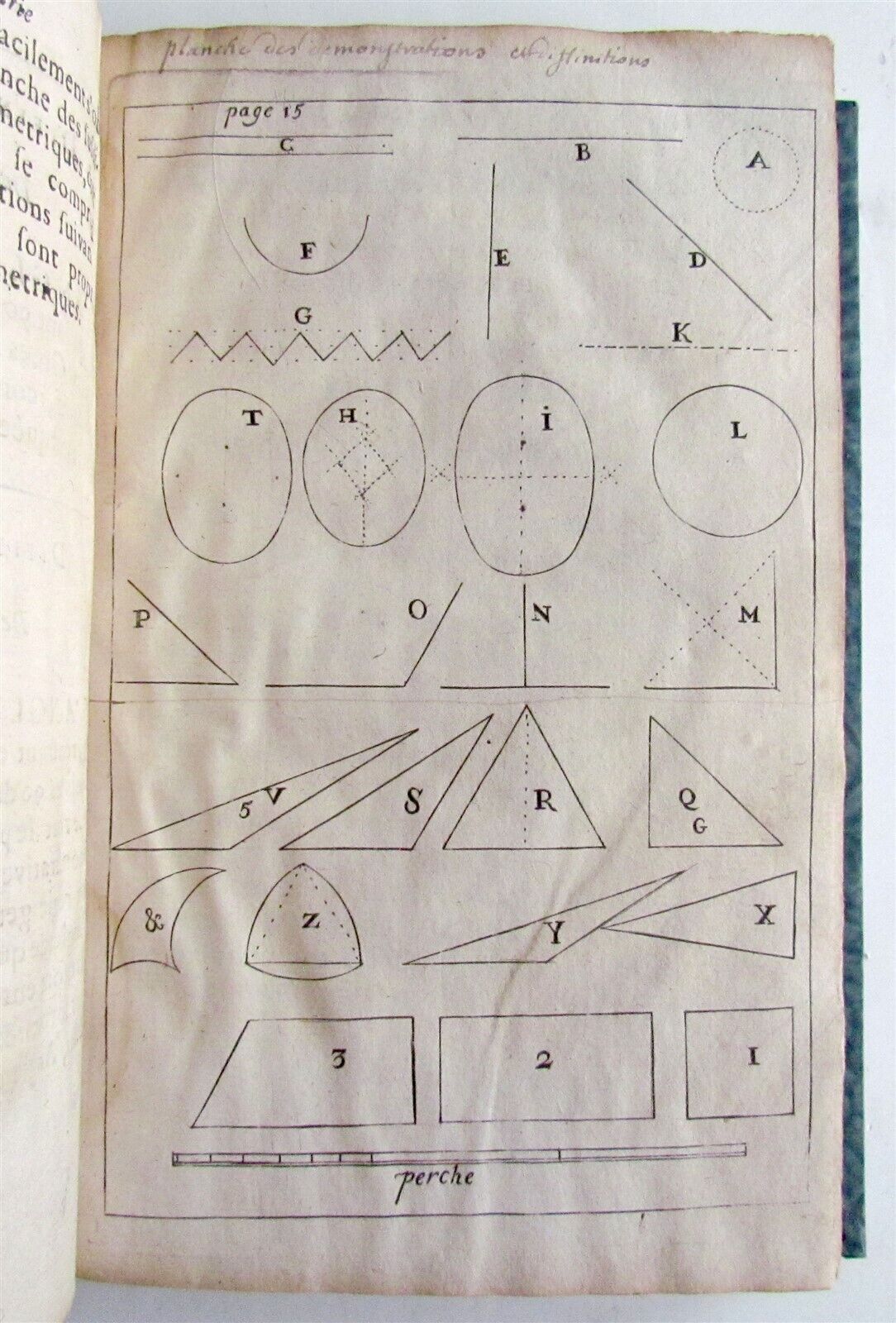 1676 GEOMETRY Mathematics BEAULIEU surveying measurements fortifications antique